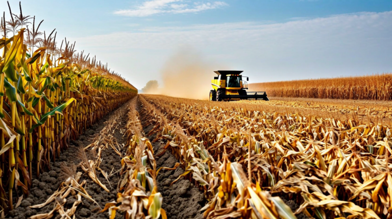 Iowa corn harvest season comparing predicted vs actual yield over six seasons